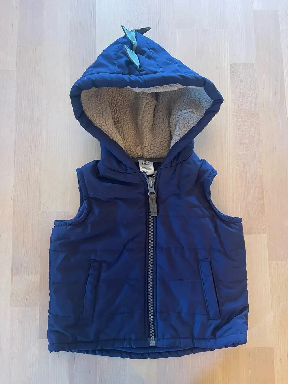Carters Blue Vest Size 12 Months